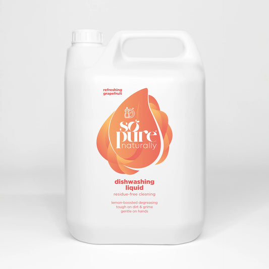 SoPure Dishwashing Liquid - Refreshing Grapefruit SoPure Naturally - Eco Friendly Anti Allergen Natural Cleaning Products