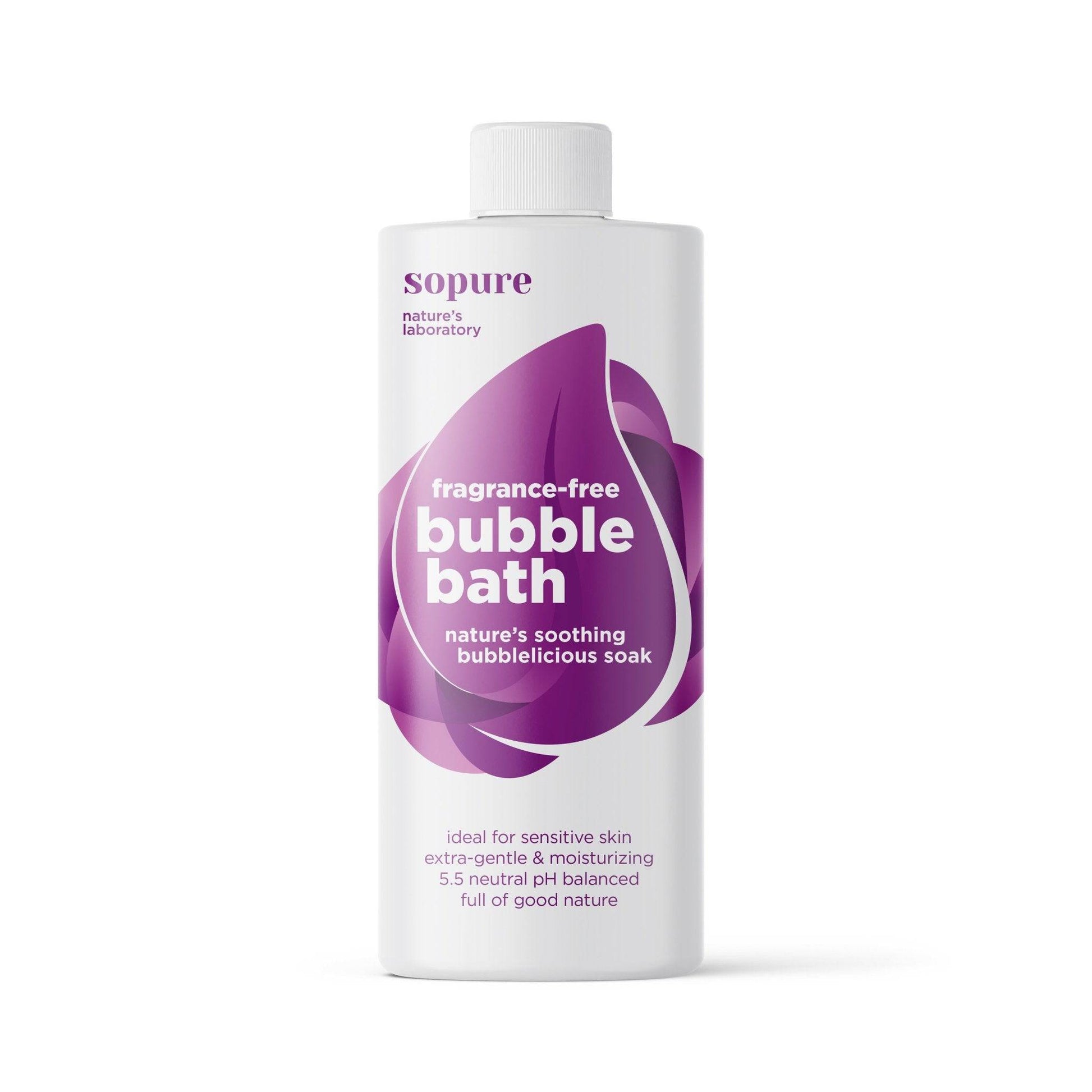 SoPure Fragrance-Free Bubble Bath SoPure Naturally - Eco Friendly Anti Allergen Natural Cleaning Products