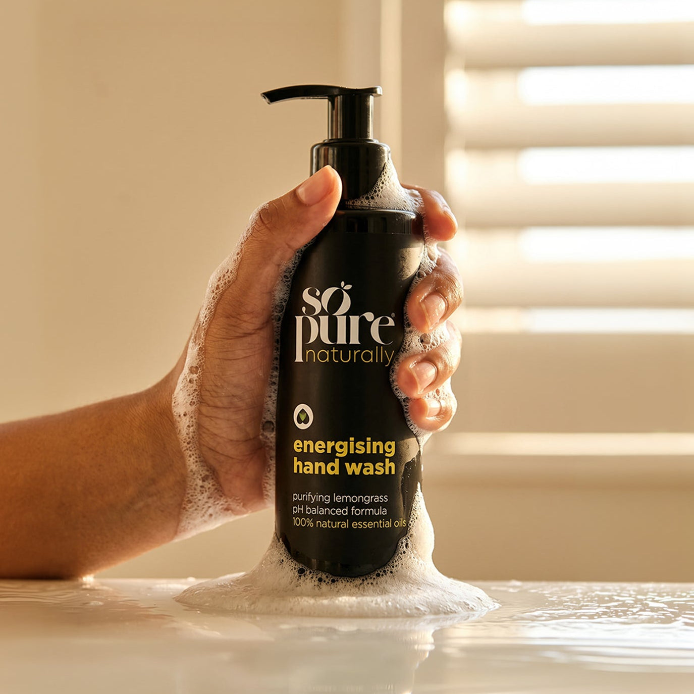 SoPure Purifying Lemongrass Energising Hand Wash - Gentle