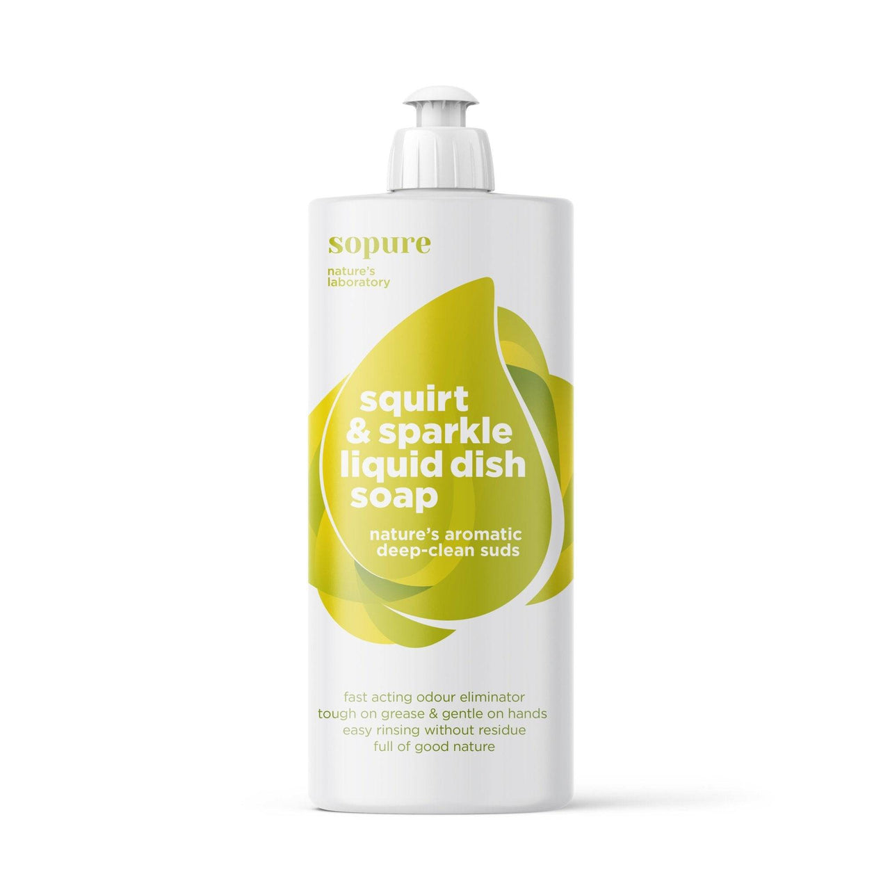 SoPure Dishwashing Liquid - Purifying Lemongrass SoPure Naturally - Eco Friendly Anti Allergen Natural Cleaning Products
