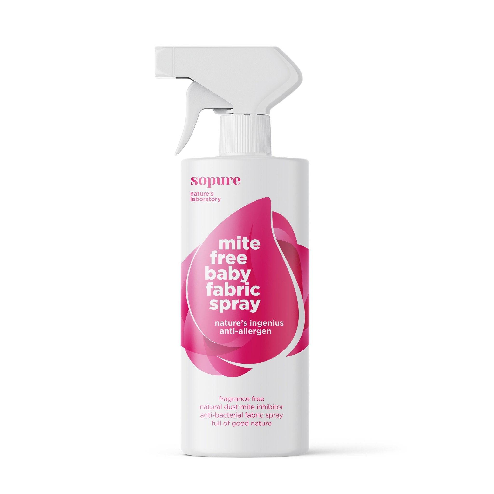SoPure Mite-Free Dust Mite Baby Spray SoPure Naturally - Eco Friendly Anti Allergen Natural Cleaning Products
