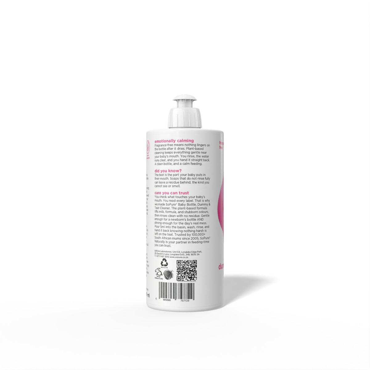 SoPure® Baby Bottle, Dummy & Teat Cleaner