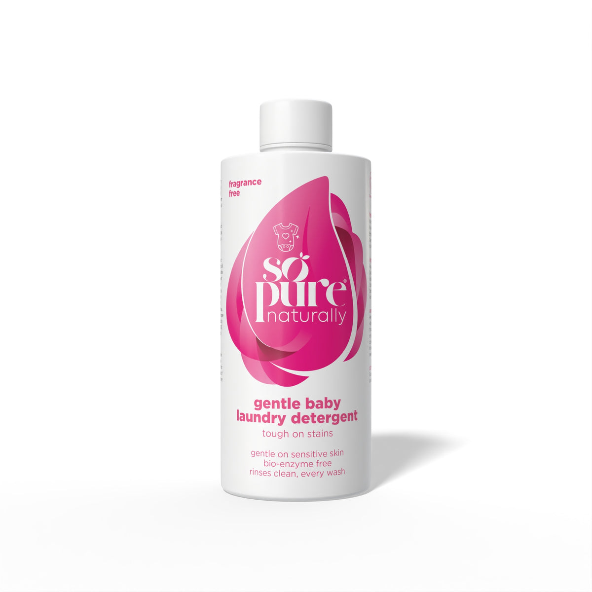 SoPure Gentle Baby Laundry Detergent 1 L bottle on a white background.