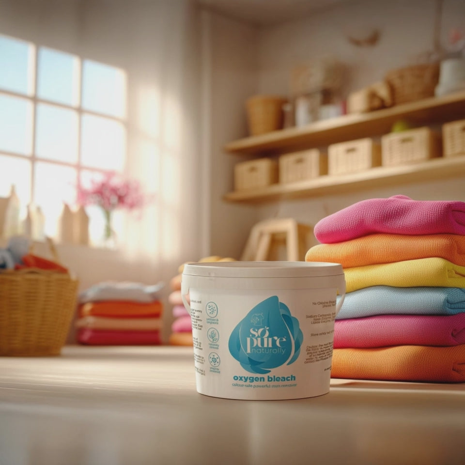 Video of SoPure Oxygen Bleach SoPure Naturally - Eco Friendly Anti Allergen Natural Cleaning Products