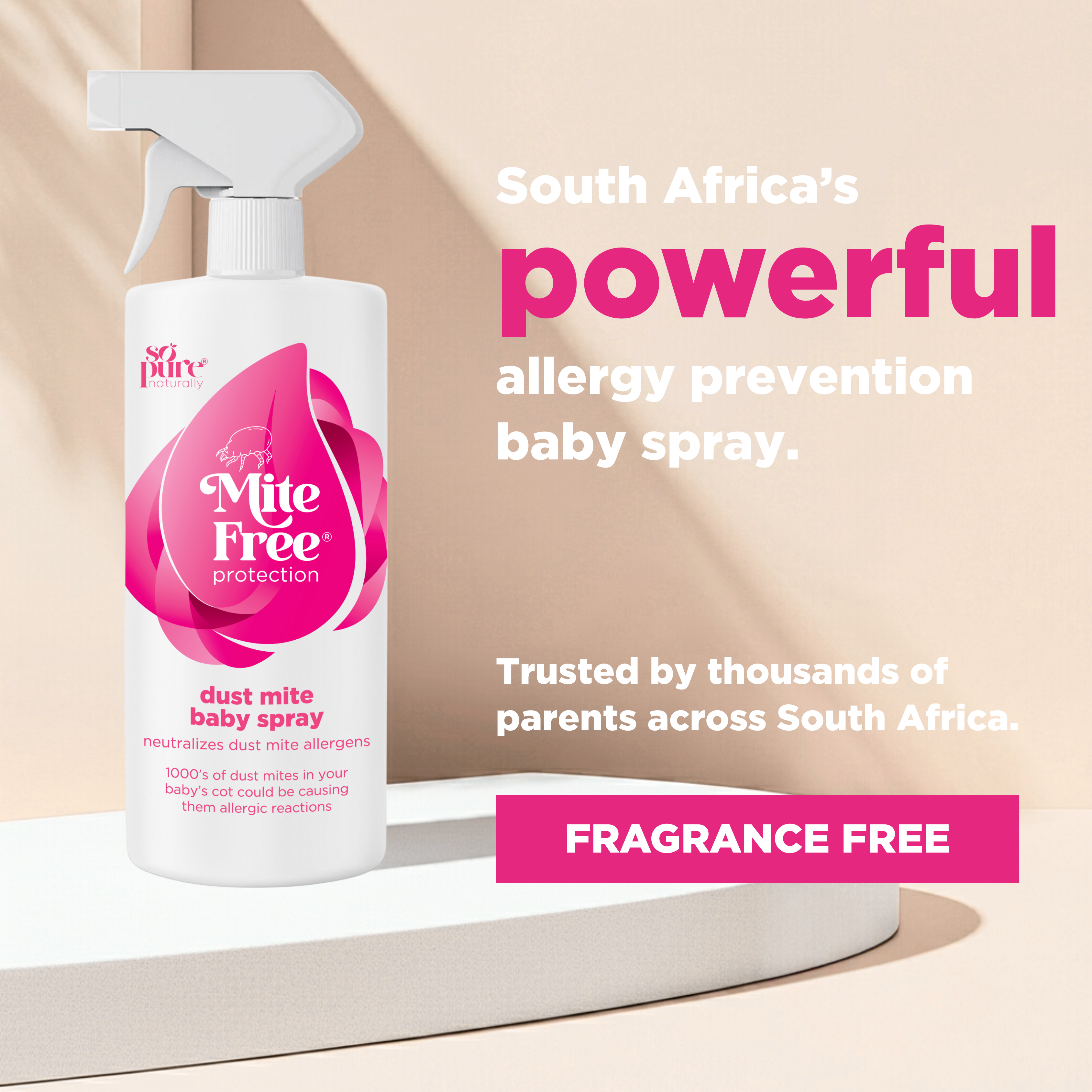 SoPure Mite-Free Dust Mite Baby Spray