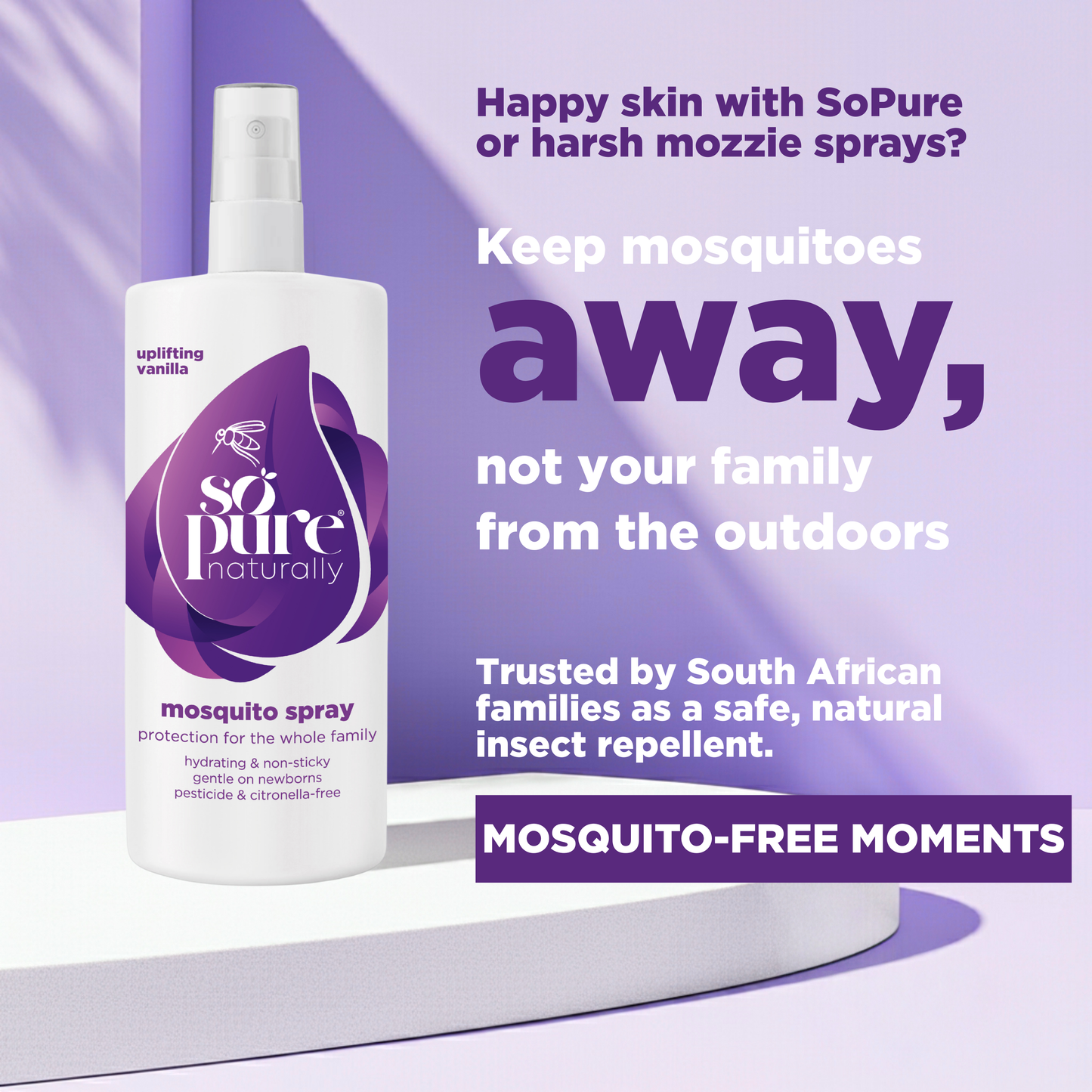 SoPure Vanilla Mosquito Spray